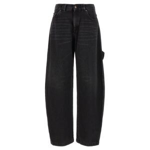 Darkpark Black Cotton Relaxed Fit Women's Jeans